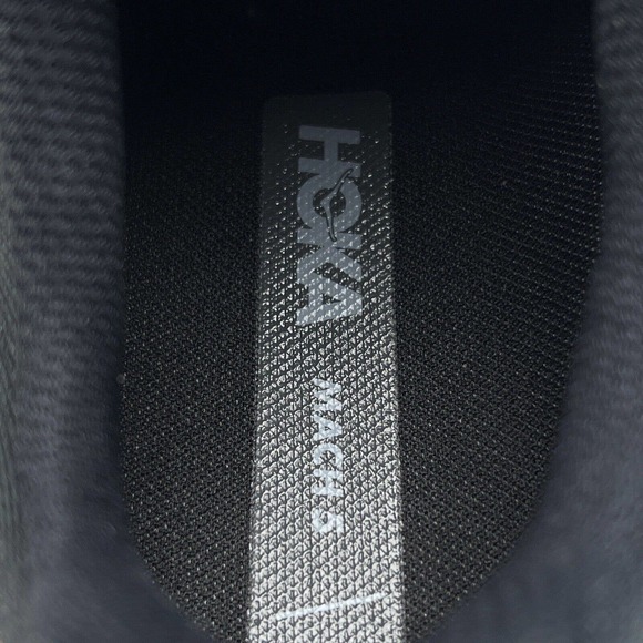 Hoka One One Mach 5 Mens Size 9 1127893 BCSTL Black Castlerock Running Shoes - Picture 8 of 9